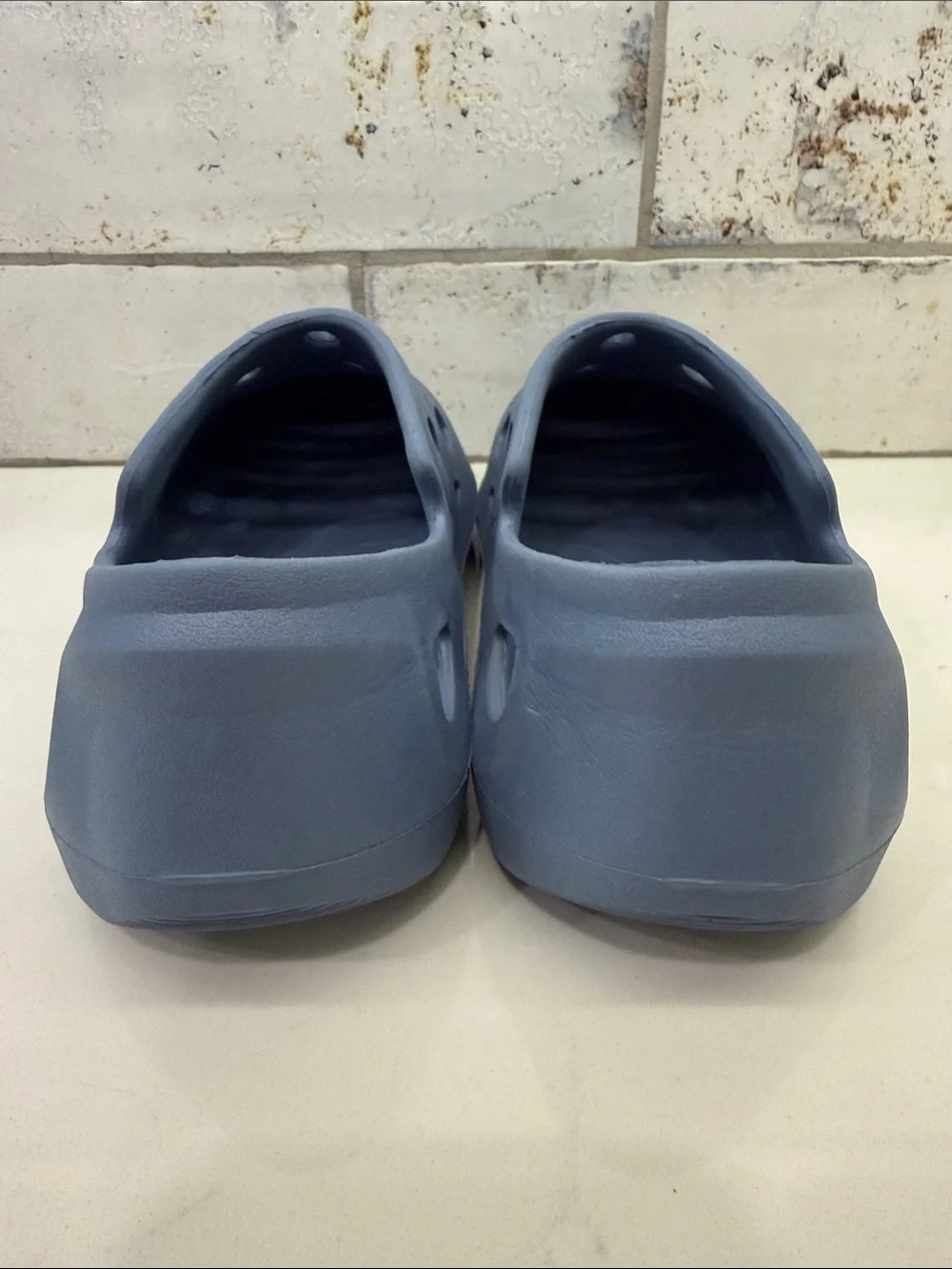 Zara Kids Blue Rubberized Clogs EU 36 Youth 4 Slip On Pool Water Shoes NWOT
